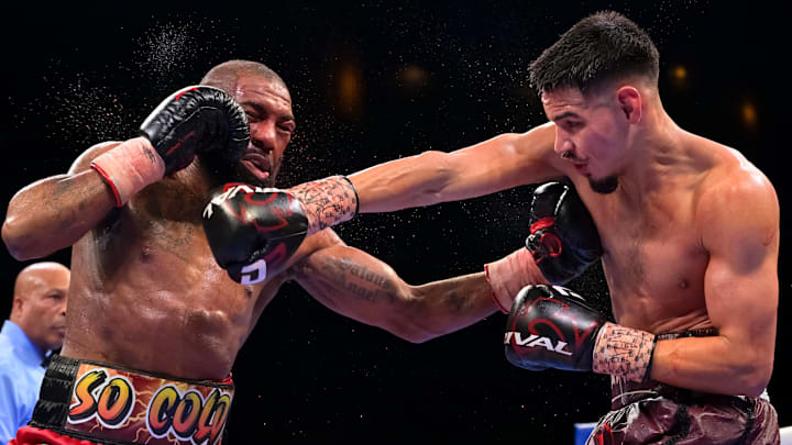 Diego Pacheco (23-0-18KOs) defeats Steven Nelson (20-1-16KOs) by unanimous decision at the Cosmopolitan in Las Vegas, Nevada. Diego Pacheco (23-0-18KOs) defeats Steven Nelson (20-1-16KOs) by unanimous decision at the Cosmopolitan in Las Vegas, Nevada.