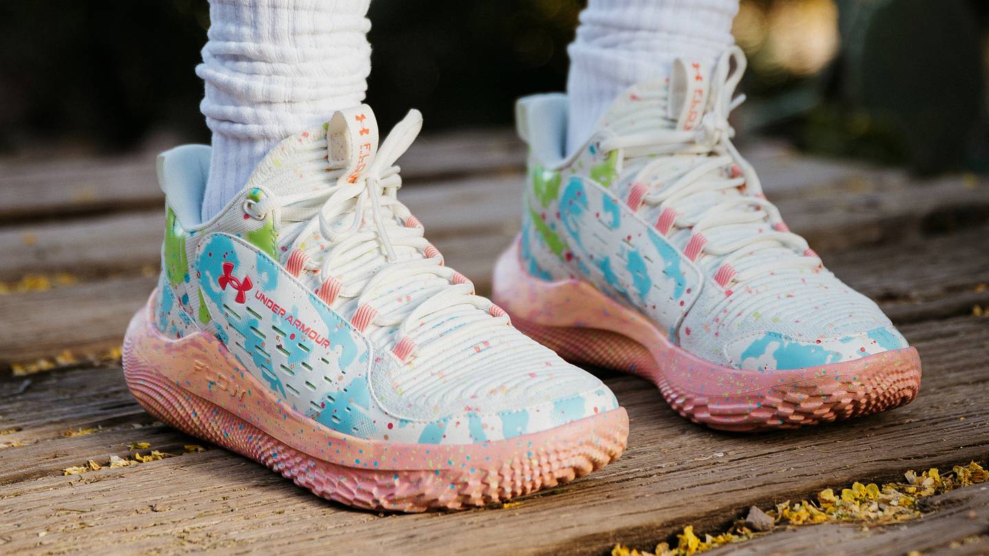 Kelsey Plum's Under Armour Shoes Honor Seattle's Gum Wall Kelsey Plum's Under Armour Shoes Honor Seattle's Gum Wall