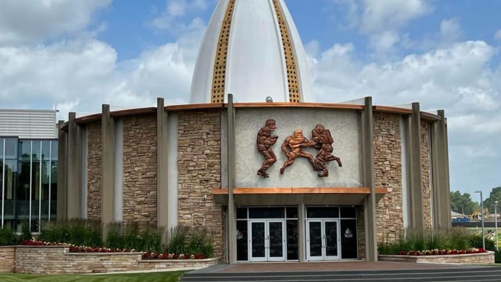 The Pro Football Hall of Fame in Canton.