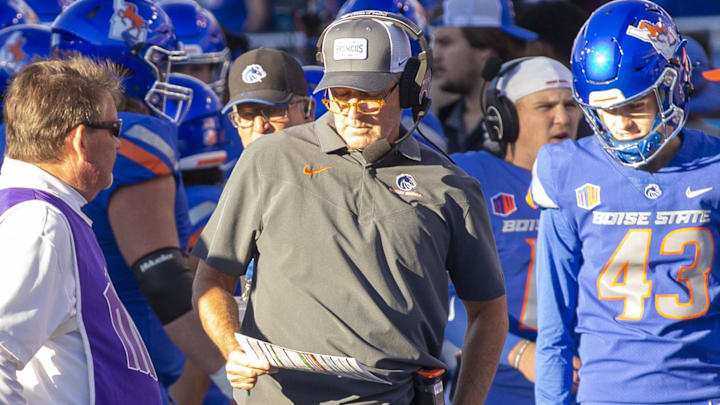 Boise State Broncos offensive coordinator Dirk Koetter.