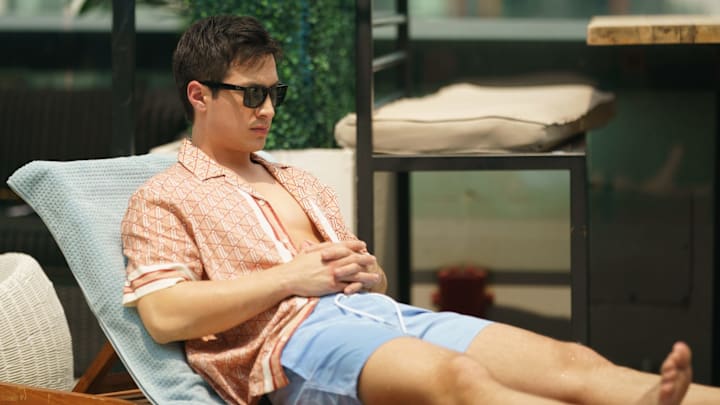 Hudson Williams as Shane Hollander in Heated Rivalry season 1 episode 5