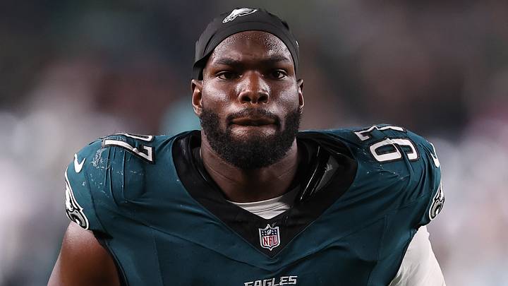 Philadelphia Eagles defensive tackle Moro Ojomo Philadelphia Eagles defensive tackle Moro Ojomo