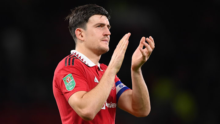 Harry Maguire befindet sich in Manchester auf dem Abstellgleis. Harry Maguire befindet sich in Manchester auf dem Abstellgleis.