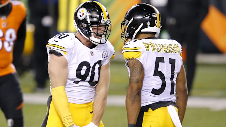 Dec 21, 2020; Cincinnati, Ohio, USA;  Pittsburgh Steelers inside linebacker Avery Williamson (51)