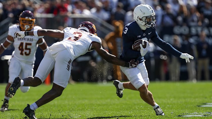 Sep 24, 2022; University Park, Pennsylvania, USA; Penn State Nittany Lions wide receiver Parker