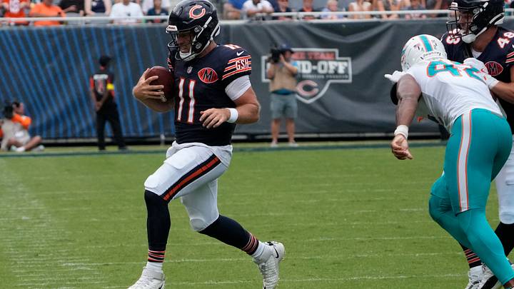 Case Keenum might be 38 years old but he's not too old to take off and run with the ball on occasion. Case Keenum might be 38 years old but he's not too old to take off and run with the ball on occasion.