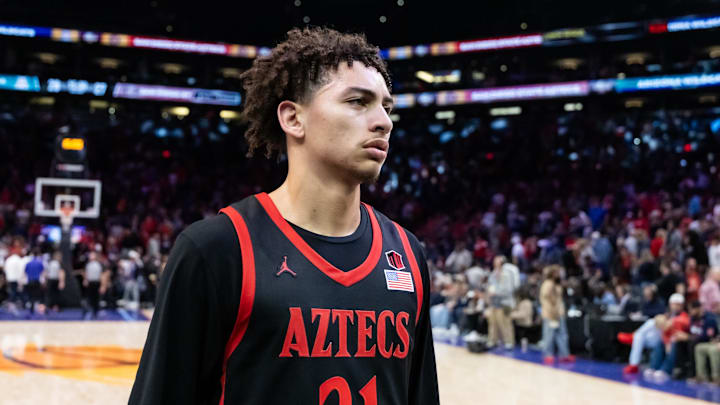 San Diego State Aztecs guard Miles Byrd (21). San Diego State Aztecs guard Miles Byrd (21).