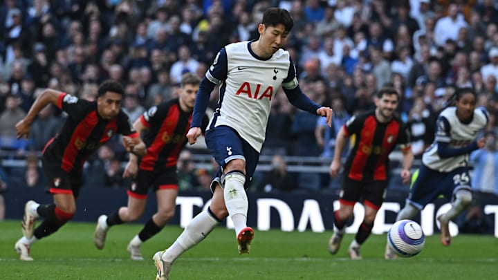 Le penalty de Heung-min Son pour l'égalisation de Tottenham contre Bournemouth