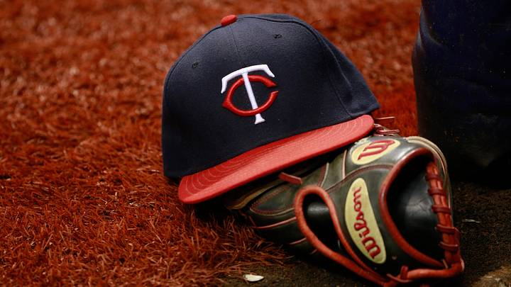 Minnesota Twins hat and glove lays on the field during the game. Credit: Kim Klement-USA TODAY Sports Minnesota Twins hat and glove lays on the field during the game. Credit: Kim Klement-USA TODAY Sports