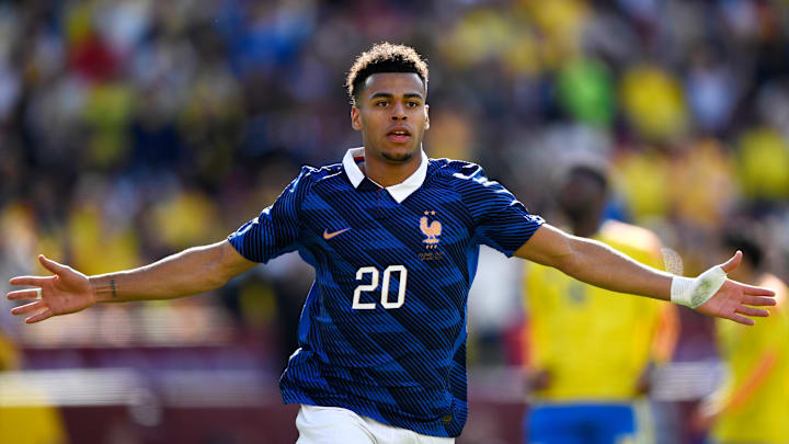 Désiré Doué a inscrit un doublé face à la Colombie