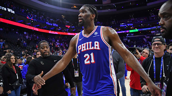 Philadelphia 76ers center Joel Embiid.