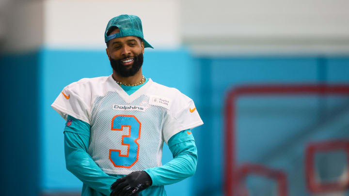 Odell Beckham Jr. is wearing adidas for the first time in his career. Odell Beckham Jr. is wearing adidas for the first time in his career.