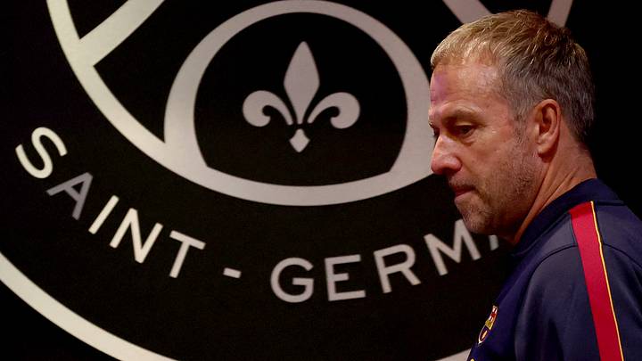 Hansi Flick muss mit seinem Team bei PSG ran Hansi Flick muss mit seinem Team bei PSG ran