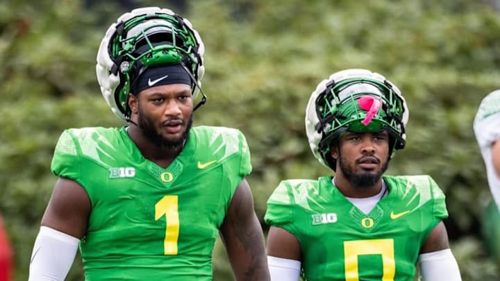 Oregon Ducks defensive lineman Jordan Burch injury status in Big Ten Championship Game vs. Penn State Nittany Lions.