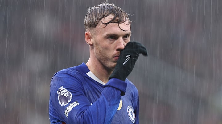 Cole Palmer was forced off early in Chelsea’s defeat at Manchester United.