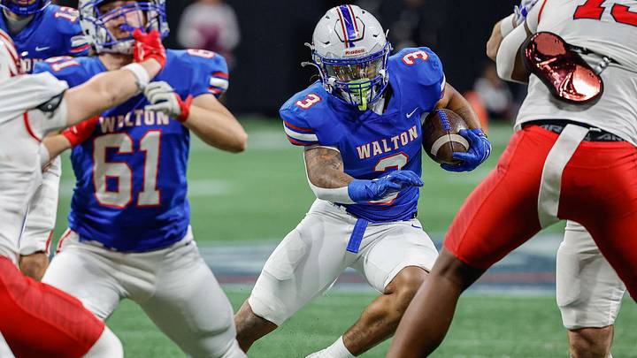Walton is the 2023 Georgia high school football Class 7A state runner up. The Raiders kick off the 2024 season at home against Brookwood on Saturday. Walton is the 2023 Georgia high school football Class 7A state runner up. The Raiders kick off the 2024 season at home against Brookwood on Saturday.