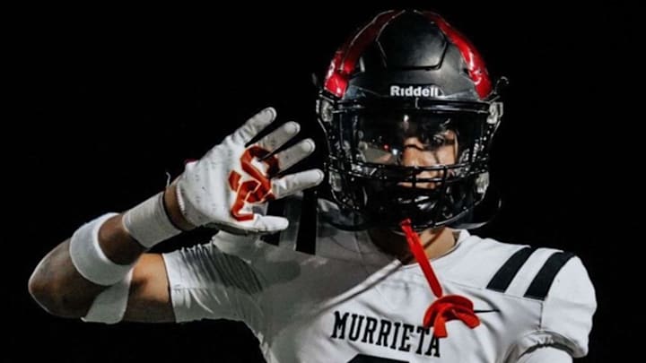 Murrieta Valley corner Derrick Johnson II is one of the top defensive backs in California for the 2026 class.