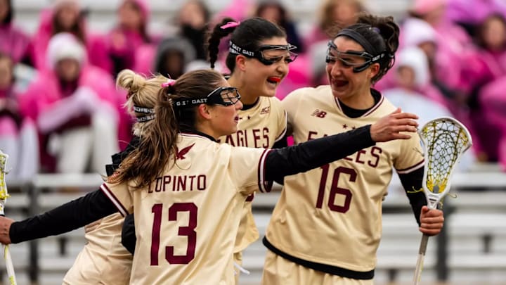 Boston College WLAX will face Stony Brook in the NCAA Tournament. Boston College WLAX will face Stony Brook in the NCAA Tournament.