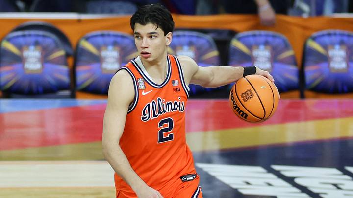 Illinois Fighting Illini guard Andrej Stojakovic (2)
