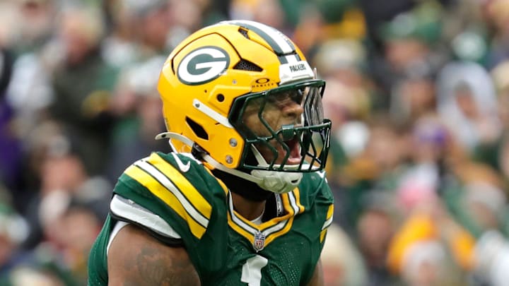 Green Bay Packers defensive end Micah Parsons celebrates a sack against the Minnesota Vikings Green Bay Packers defensive end Micah Parsons celebrates a sack against the Minnesota Vikings