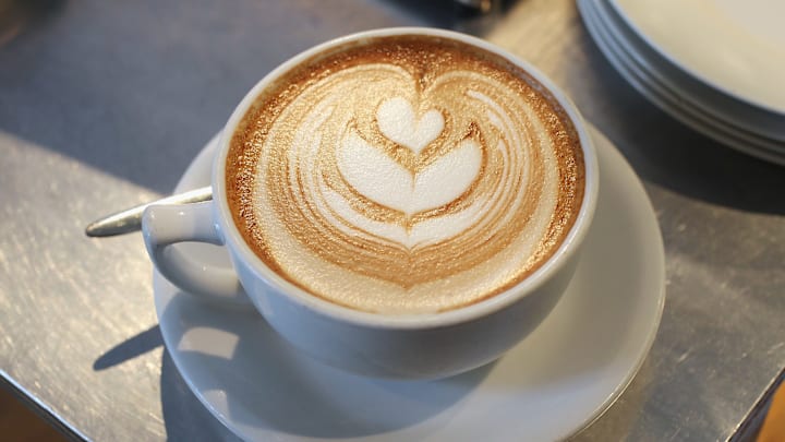 Flat white coffee is a relatively recent addition to coffee menus.