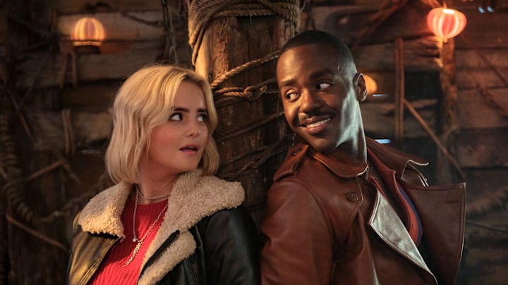 The Doctor (Ncuti Gatwa) and Ruby Sunday (Millie Gibson) in Doctor Who.