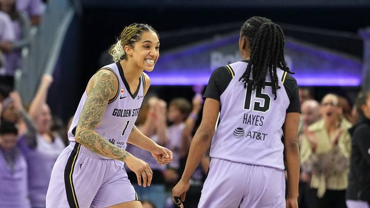 The Golden State Valkyries and forward Gabby Williams are favored in Game 1. The Golden State Valkyries and forward Gabby Williams are favored in Game 1.