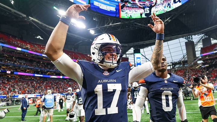 Auburn quarterback Byrum Brown has led the Tigers to a 2-0 start. Auburn quarterback Byrum Brown has led the Tigers to a 2-0 start.