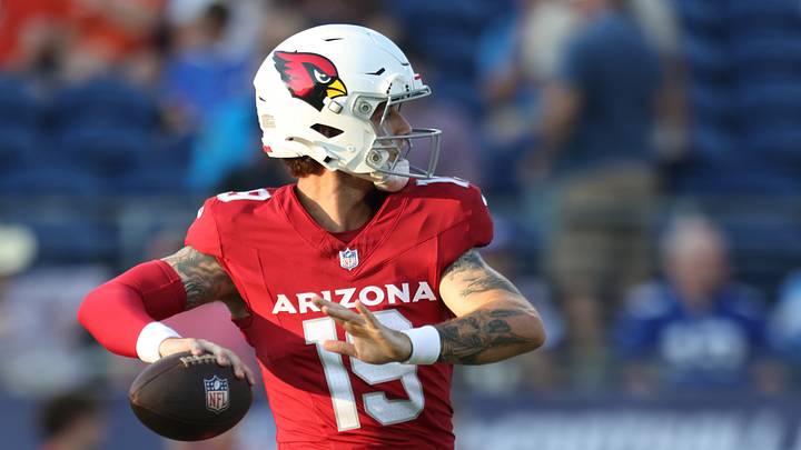 Carson Beck and the Cardinals are underdogs to the Raiders in Week 1 of the NFL Preseason. Carson Beck and the Cardinals are underdogs to the Raiders in Week 1 of the NFL Preseason.