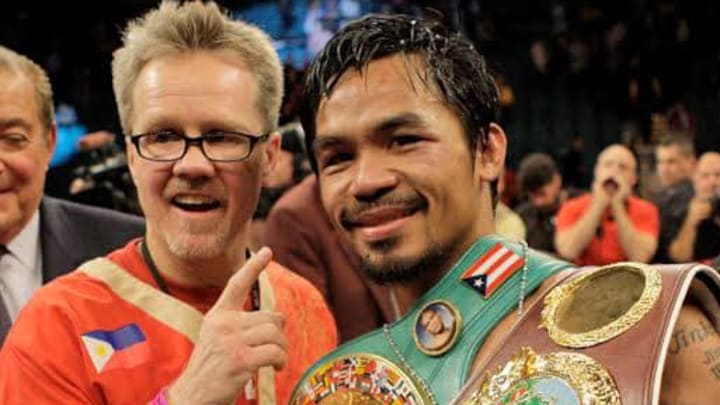 Manny Pacquiao hopes to get a shot at the World Welterweight title with a championship bout against Mario Barrios. Manny Pacquiao hopes to get a shot at the World Welterweight title with a championship bout against Mario Barrios.