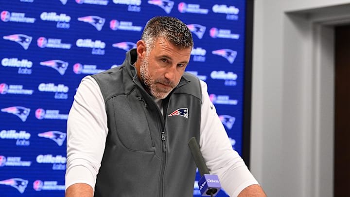 Patriots head coach Mike Vrabel. Patriots head coach Mike Vrabel.