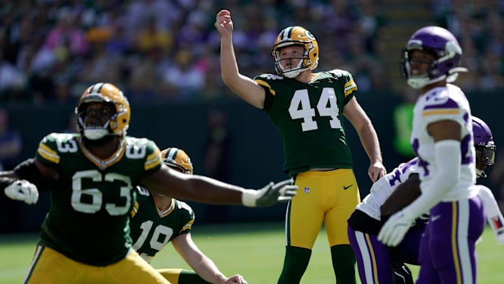 Green Bay Packers kicker Brayden Narveson