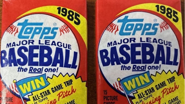 1985 Topps Baseball Wax Packs