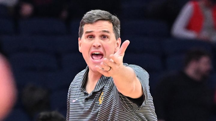 Cal head coach Mark Madsen