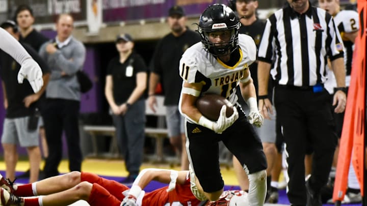 Tri-Center will play for its first state football title after knocking off Saint Ansgar. 