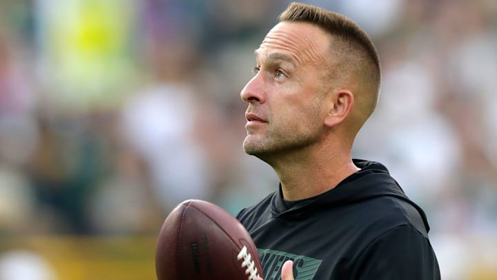 Green Bay Packers defensive coordinator Jeff Hafley on the field during Green Bay Packers Family Night on Aug. 2, 2025, at Lambeau Field in Green Bay, Wis. Green Bay Packers defensive coordinator Jeff Hafley on the field during Green Bay Packers Family Night on Aug. 2, 2025, at Lambeau Field in Green Bay, Wis.