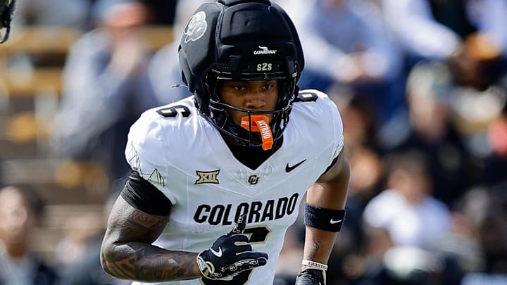 Apr 19, 2025; Boulder, CO, USA; Colorado Buffaloes wide receiver Dre'lon Miller (6) during the spring game at Folsom Field. Mandatory Credit: Isaiah J. Downing-Imagn Images