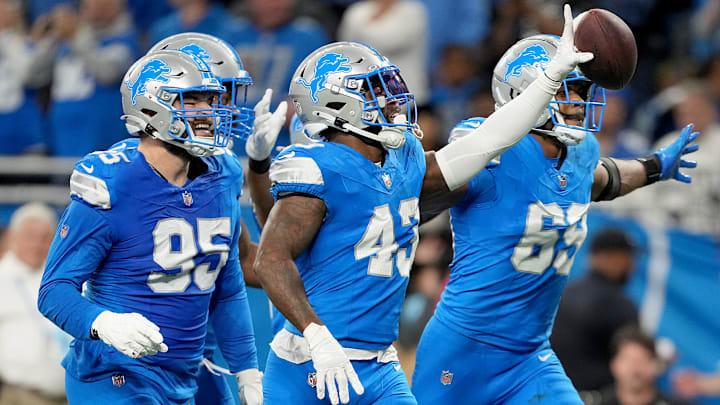 David Long Jr. during a Detroit Lions vs. Green Bay Packers game. 