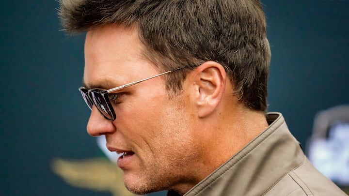 Tom Brady walks the red carpet on Sunday, May 25, 2025, ahead of the 109th running of the Indianapolis 500 at Indianapolis Motor Speedway. Tom Brady walks the red carpet on Sunday, May 25, 2025, ahead of the 109th running of the Indianapolis 500 at Indianapolis Motor Speedway.