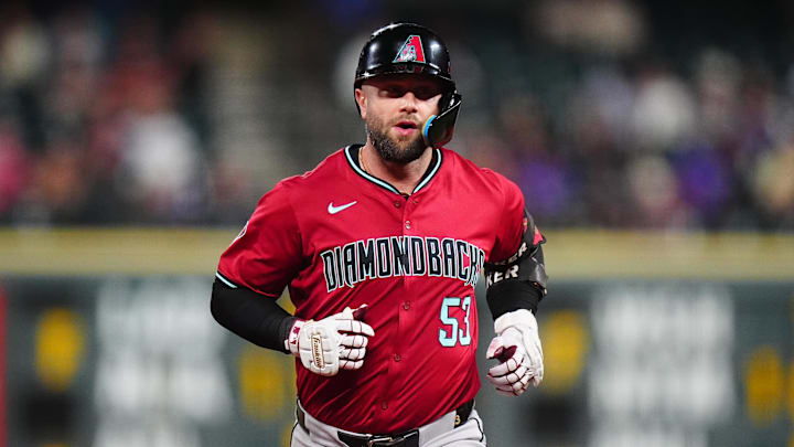 Sep 17, 2024; Denver, Colorado, USA; Arizona Diamondbacks first base Christian Walker (53) runs off a solo home run in the eighth inning against the Colorado Rockies at Coors Field. Sep 17, 2024; Denver, Colorado, USA; Arizona Diamondbacks first base Christian Walker (53) runs off a solo home run in the eighth inning against the Colorado Rockies at Coors Field.