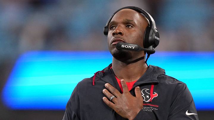 Aug 28, 2026; Charlotte, North Carolina, USA; Houston Texans head coach Demeco Ryans on the sideline during the first half against the Carolina Panthers at Bank of America Stadium. Mandatory Credit: Jim Dedmon-Imagn Images Aug 28, 2026; Charlotte, North Carolina, USA; Houston Texans head coach Demeco Ryans on the sideline during the first half against the Carolina Panthers at Bank of America Stadium. Mandatory Credit: Jim Dedmon-Imagn Images
