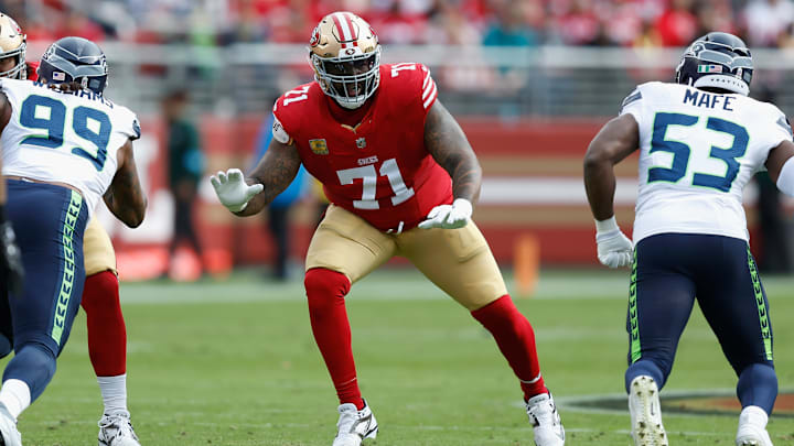 San Francisco 49ers left tackle Trent Williams (71)