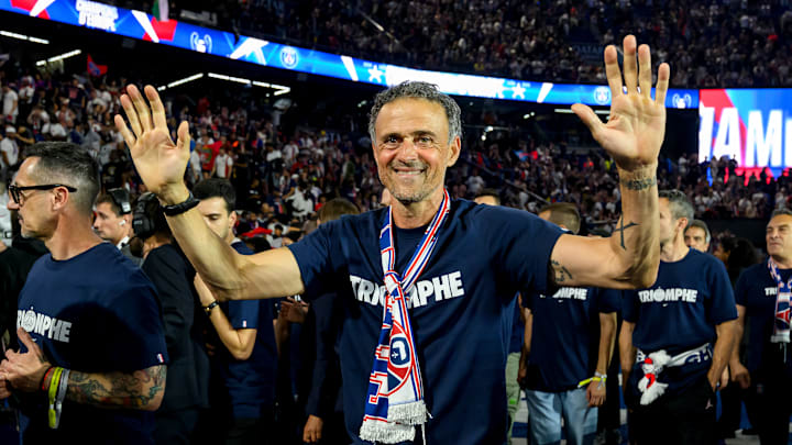 Luis Enrique, le cerveau du PSG.