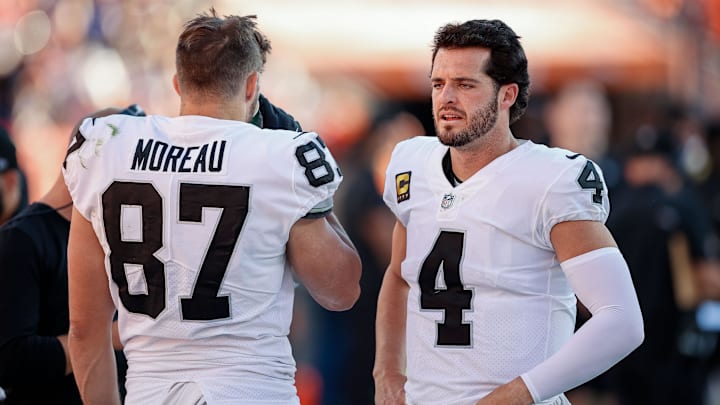 Las Vegas tight end Foster Moreau is second amongst receivers in touchdowns on the Raiders this year, yet offers favorable odds to score an anytime TD