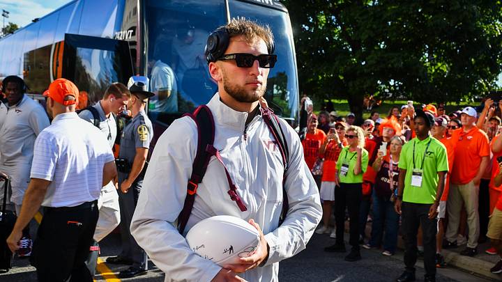 Virginia Tech quarterback Ethan Grunkemeyer