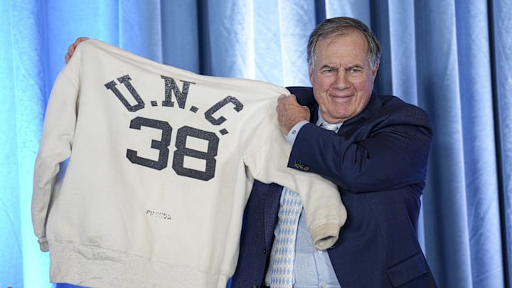 UNC football head coach Bill Belichick
