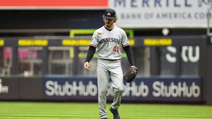 Jul 5, 2026; Bronx, New York, USA; Minnesota Twins pitcher Joe Ryan (41) warms up before a game against the New York Yankees at Yankee Stadium. Mandatory Credit: John Jones-Imagn Images Jul 5, 2026; Bronx, New York, USA; Minnesota Twins pitcher Joe Ryan (41) warms up before a game against the New York Yankees at Yankee Stadium. Mandatory Credit: John Jones-Imagn Images