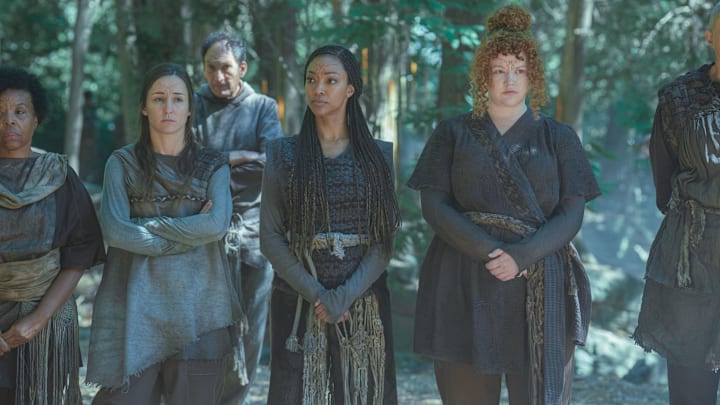 L-R Sonequa Martin-Green as Burnham and Mary Wiseman as Tilly in Star Trek: Discovery, episode 6, season 5, streaming on Paramount+, 2023. Photo Credit: Michael Gibson/Paramount+