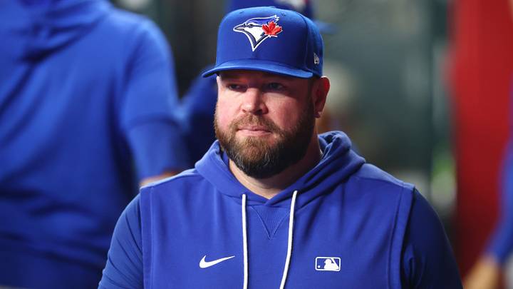 Apr 19, 2026; Phoenix, Arizona, USA; Toronto Blue Jays manager John Schneider against the Arizona Diamondbacks at Chase Field. Apr 19, 2026; Phoenix, Arizona, USA; Toronto Blue Jays manager John Schneider against the Arizona Diamondbacks at Chase Field.