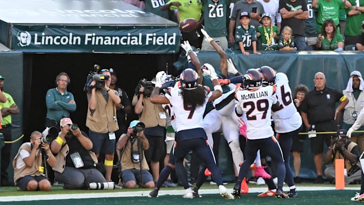 The Broncos were not called for pass interference on the second-last play of the game. The Broncos were not called for pass interference on the second-last play of the game.